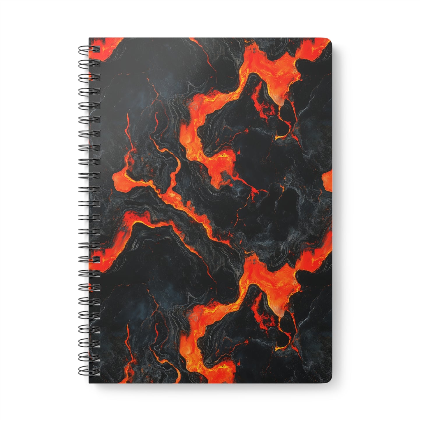 Volcanic Flow A5 Wirobound Softcover Notebook – Dynamic & Practical