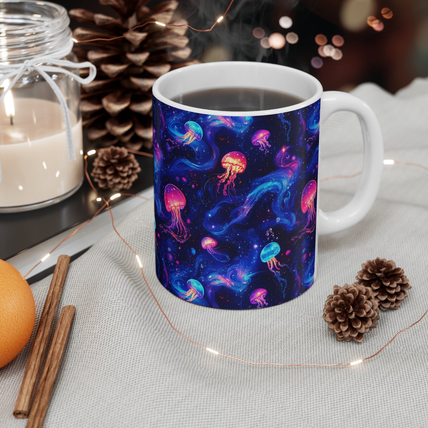 Celestial Jellyfish 11oz Ceramic Mug