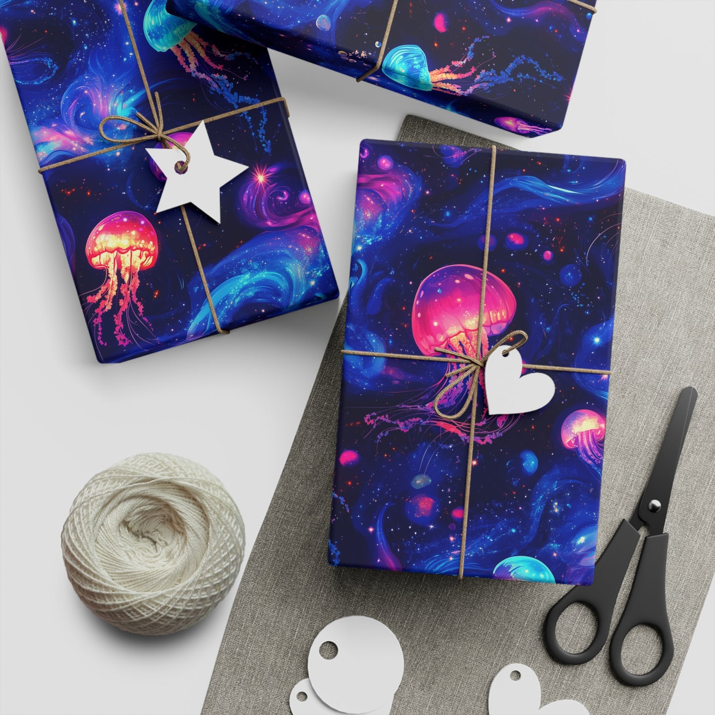 Celestial Jellyfish Gift Wrapping Paper