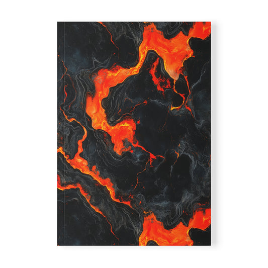 Volcanic Flow A5 Softcover Notebook – Ignite Your Creativity