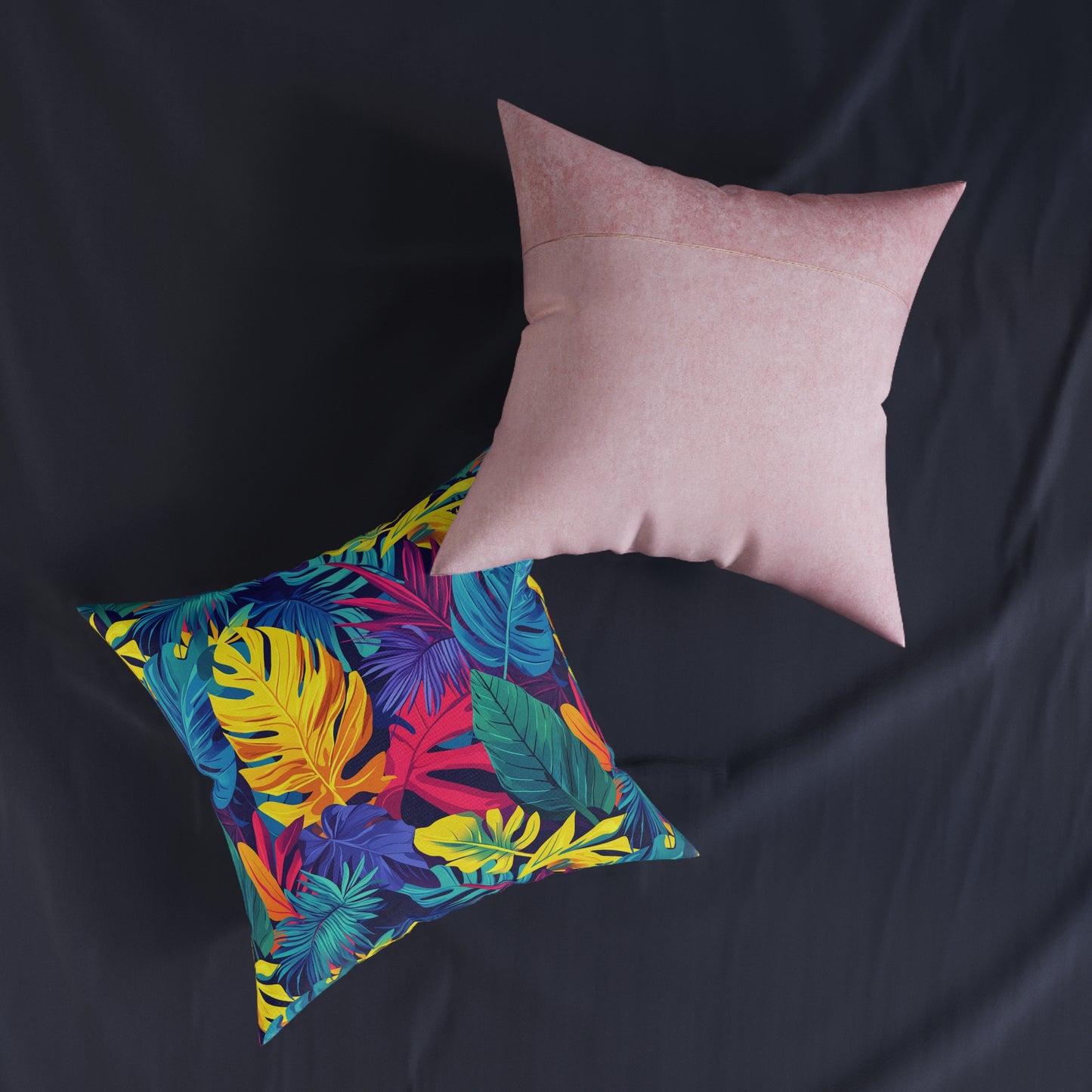 Tropical Vibes Square Pillow – Bright & Bold Comfort