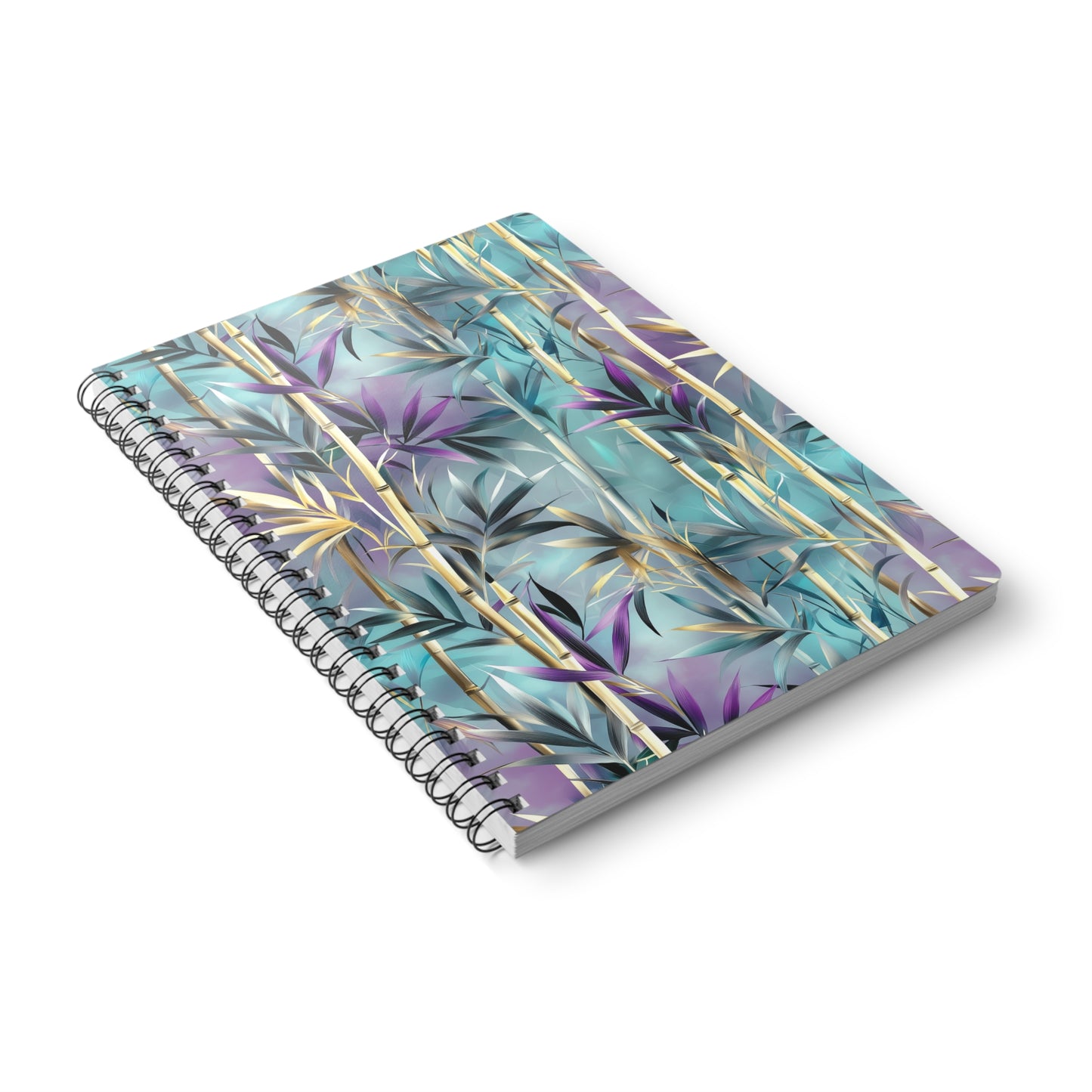 Elegant Bamboo A5 Wirobound Softcover Notebook – Natural & Minimalist