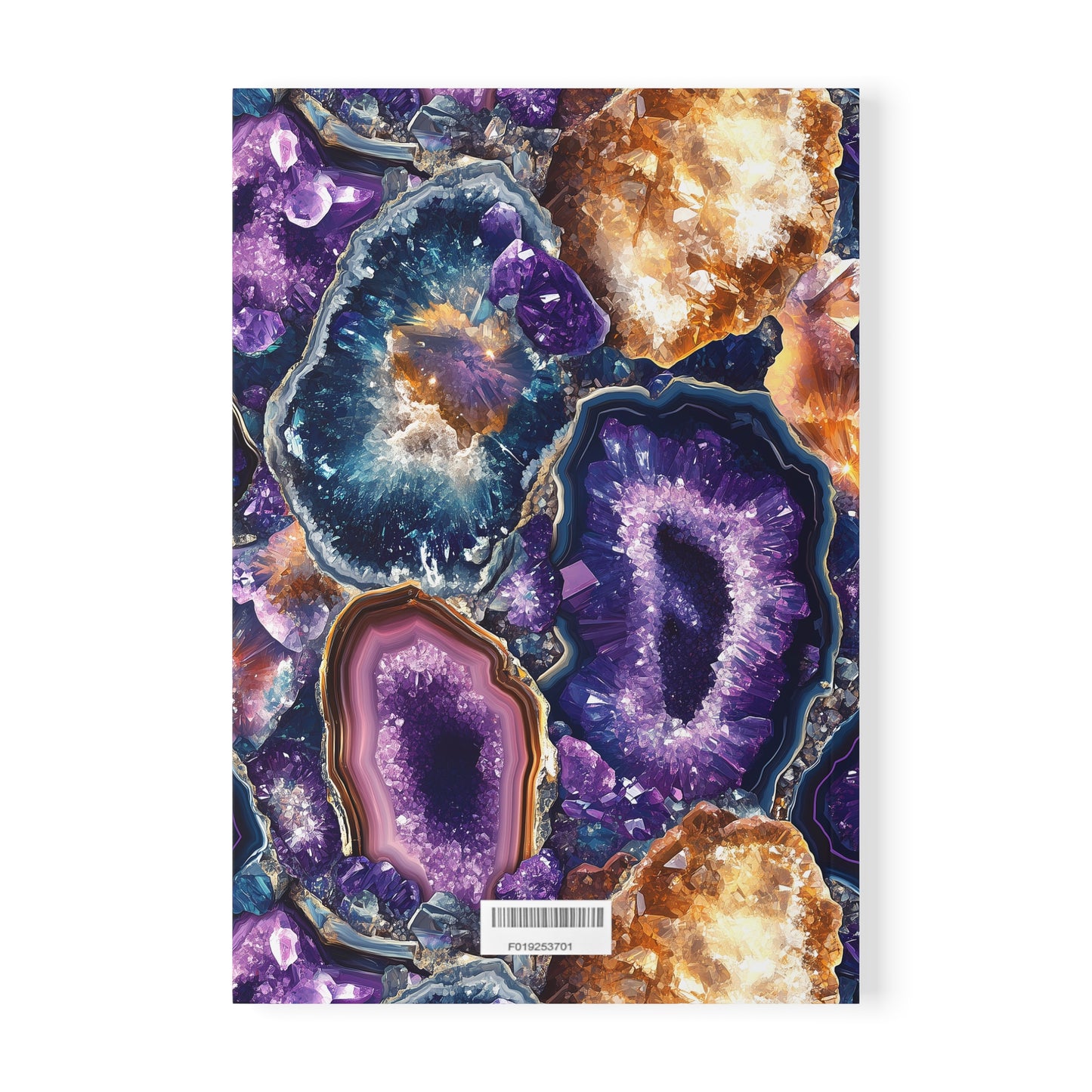 Amethyst Geode A5 Softcover Notebook – Stunning & Sophisticated