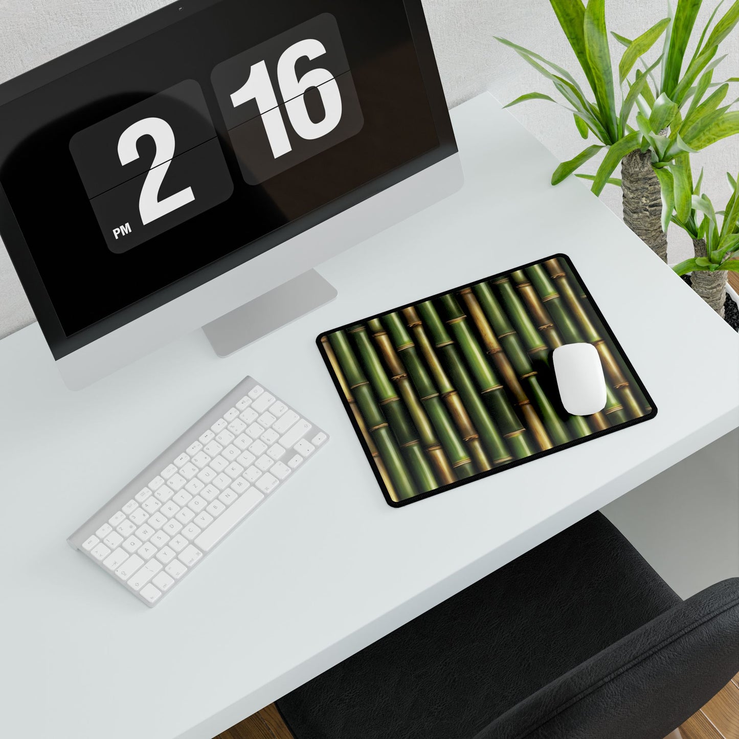 Emerald Bamboo Desk Mat – Sleek & Tranquil