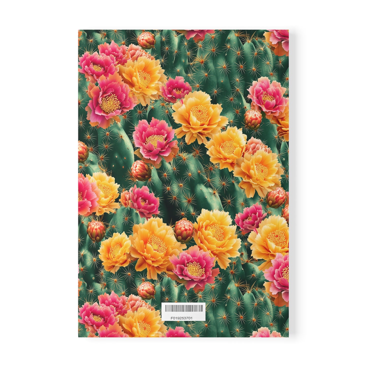 Cactus Bloom A5 Softcover Notebook – Vibrant & Inspiring