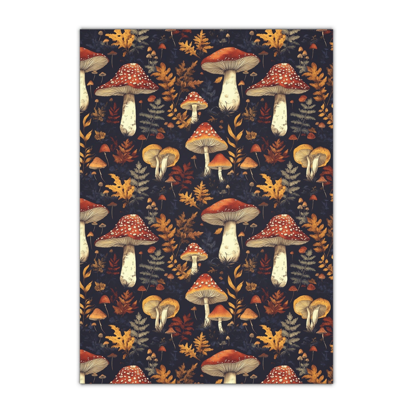 Fungi Forest Gift Wrapping Paper – Stylish & Sustainable