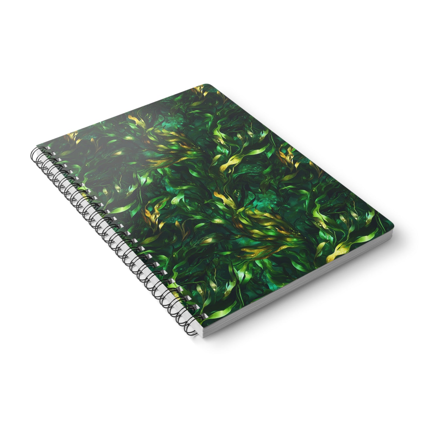 Seaweed Symphony A5 Wirobound Softcover Notebook – Flowing & Serene