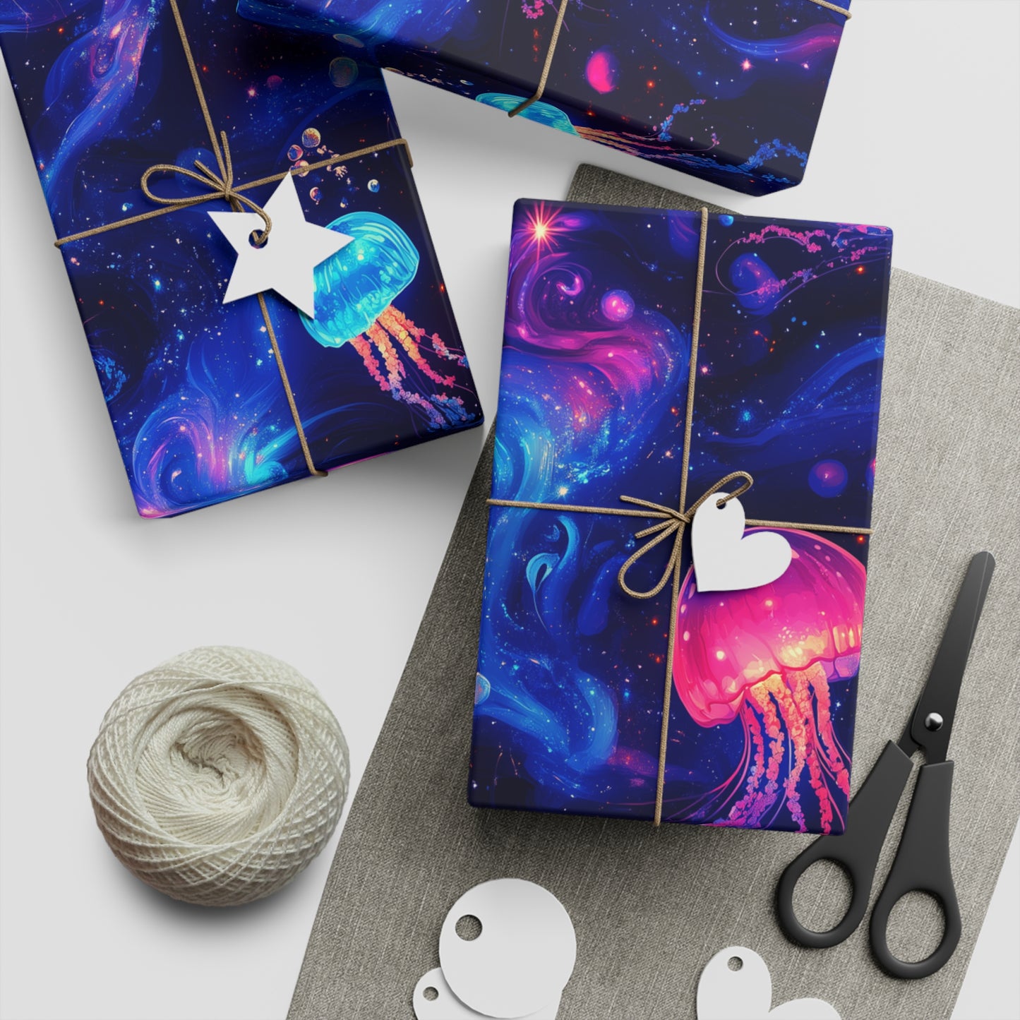 Celestial Jellyfish Gift Wrapping Paper